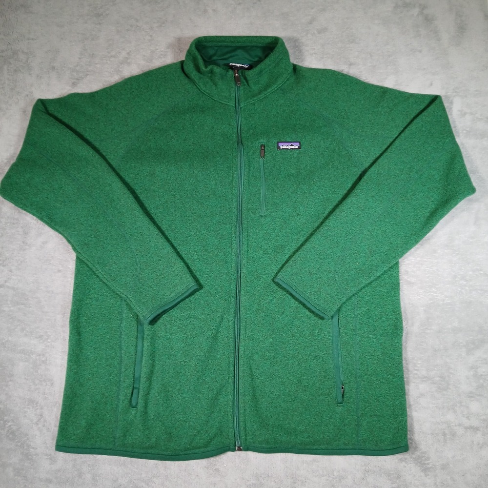 Patagonia Better Sweater Jacket Mens XXL Green Full Zip Fleece